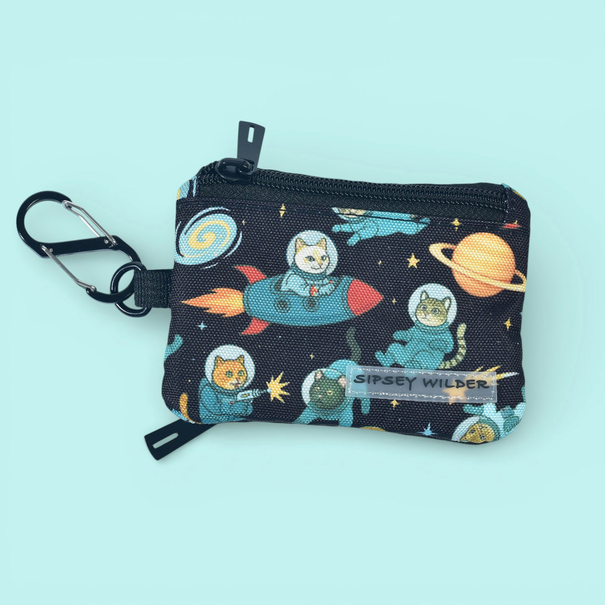 Space Kitties Clip Wallet – Sipsey Wilder