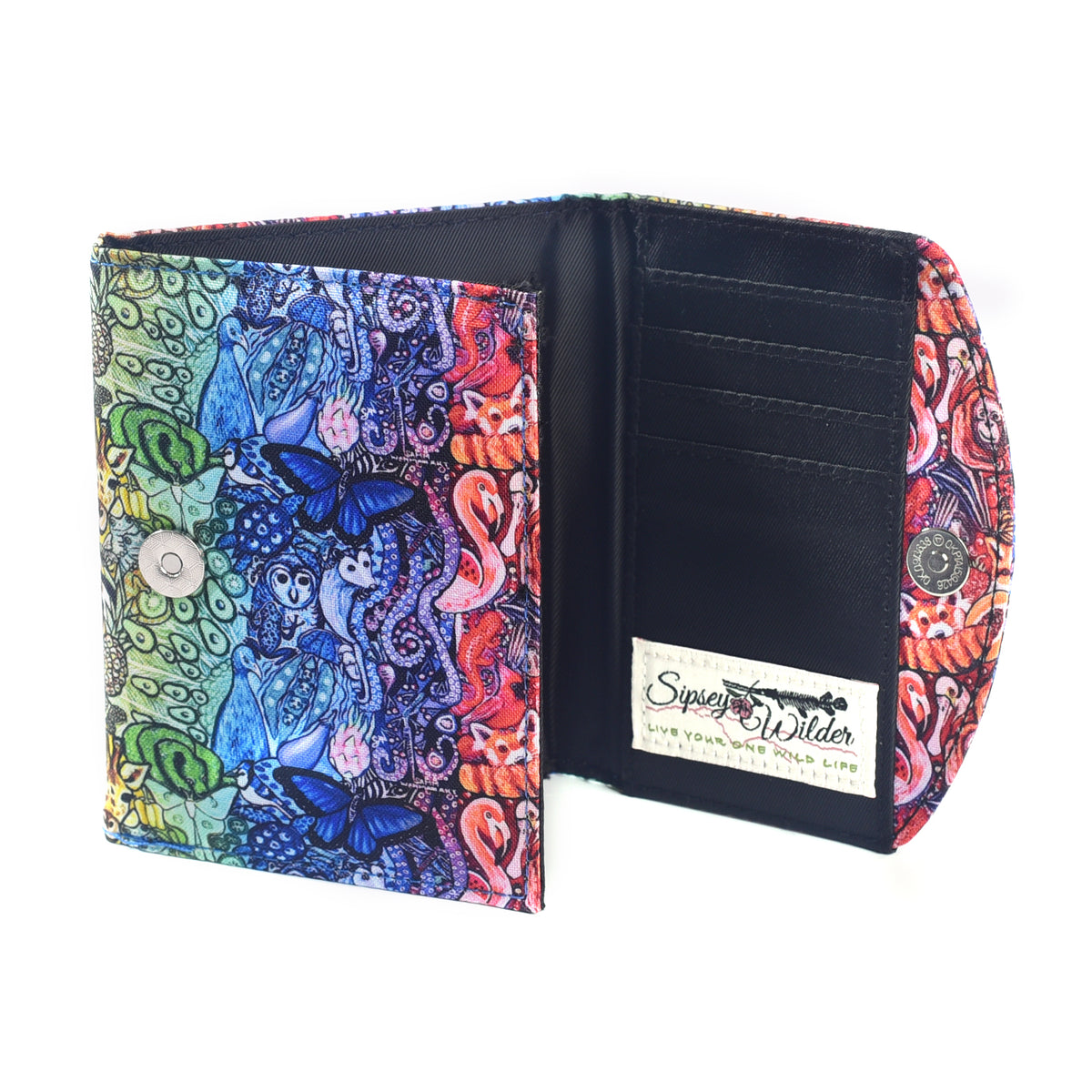 Fruits of the Wild Trifold Wallet Sipsey Wilder