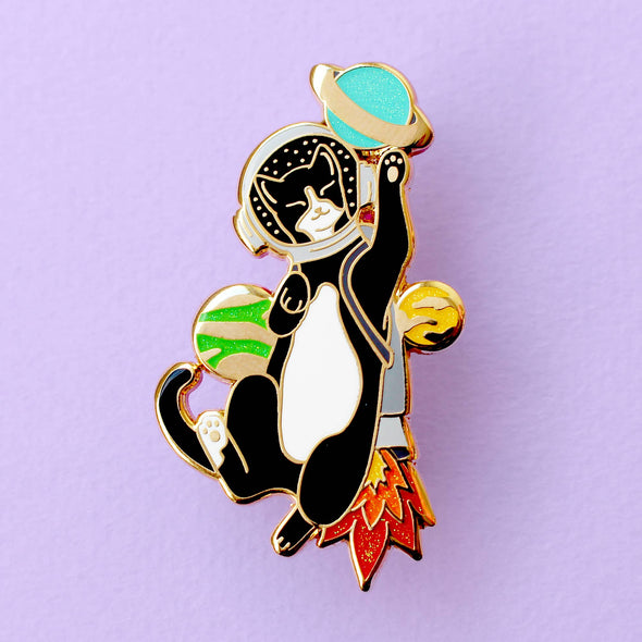 Astronaut Cat Enamel Pin