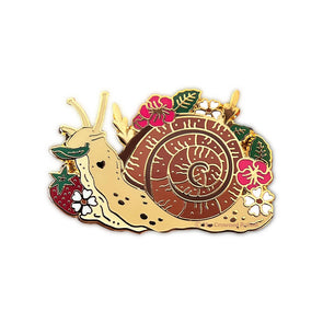 Garden Snail Enamel Pin