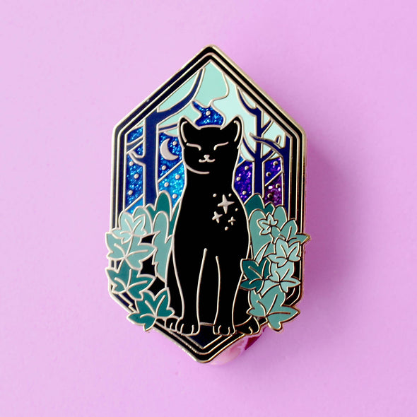 Forest Cat Enamel Pin