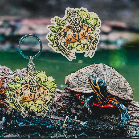 Yellow-Bellied Slider Sticker