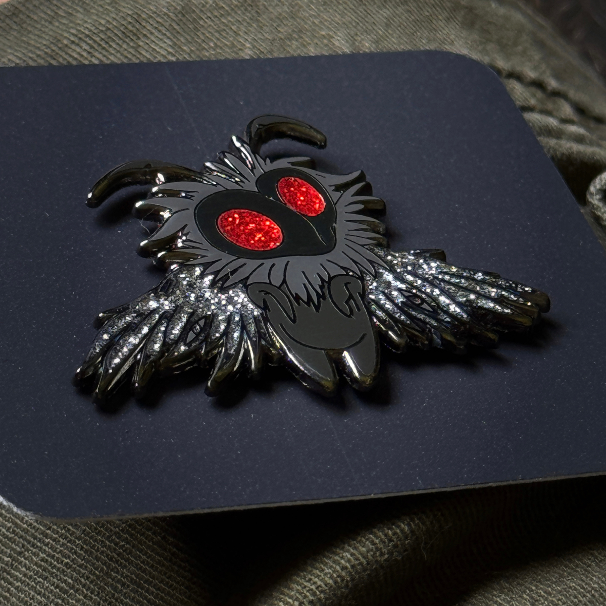 Mothkin Glitter Enamel Pin – Sipsey Wilder