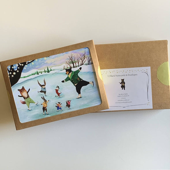 "A Wondrous Whirl" Boxed Holiday Cards Set of 6