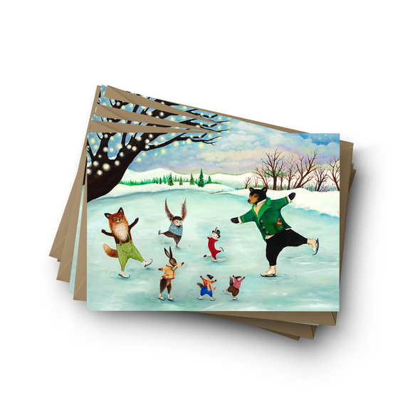 "A Wondrous Whirl" Boxed Holiday Cards Set of 6