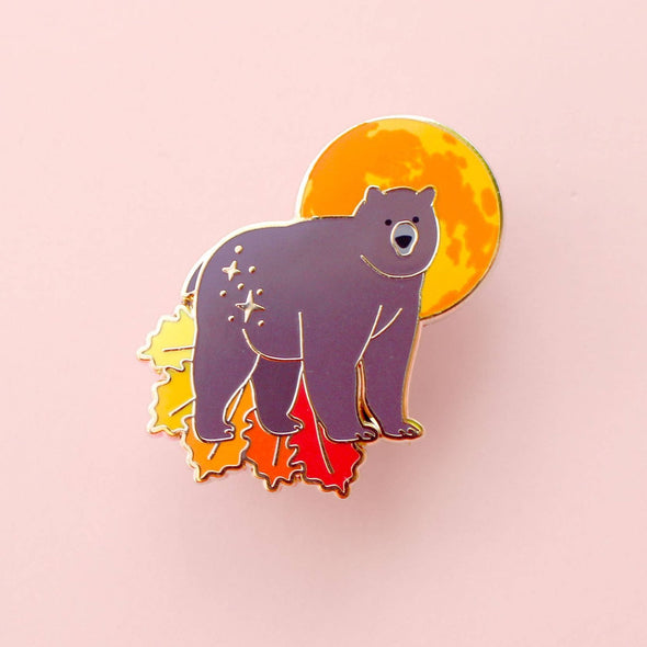 Harvest Moon Bear Enamel Pin