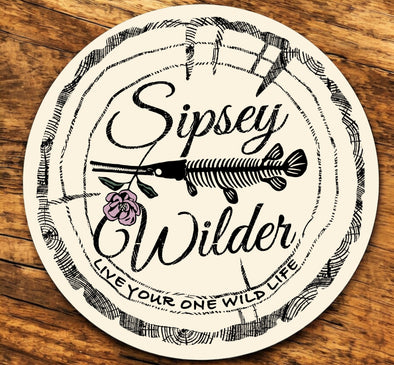 Round Sipsey Wilder Logo Sticker