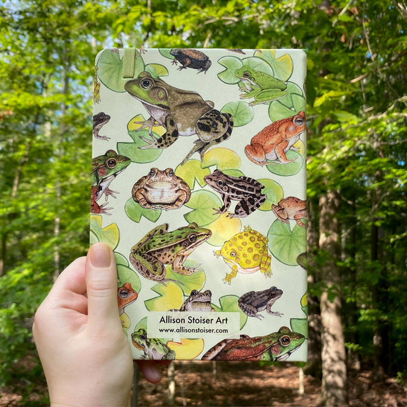 Frogs and Toads A5 Hardcover Journal
