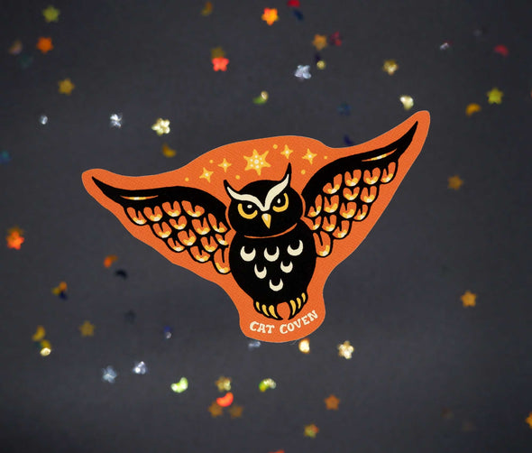 Owl Corner Sticker