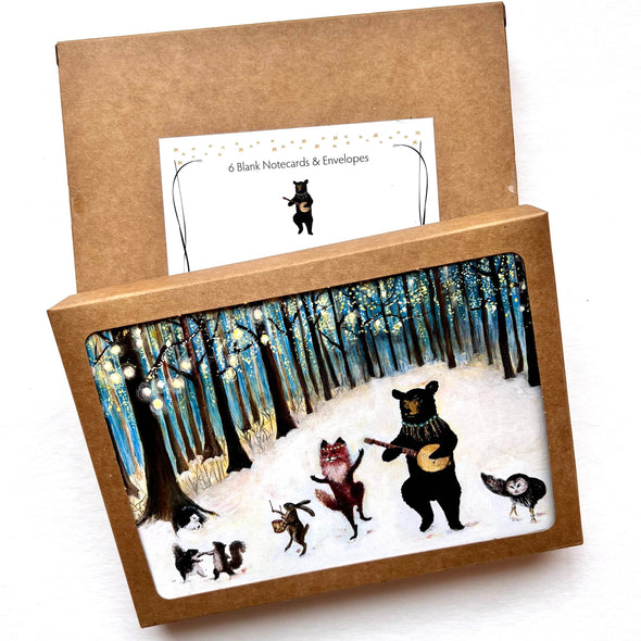 "Forest Festivities" Boxed Cards Set of 6