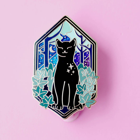 Forest Cat Enamel Pin