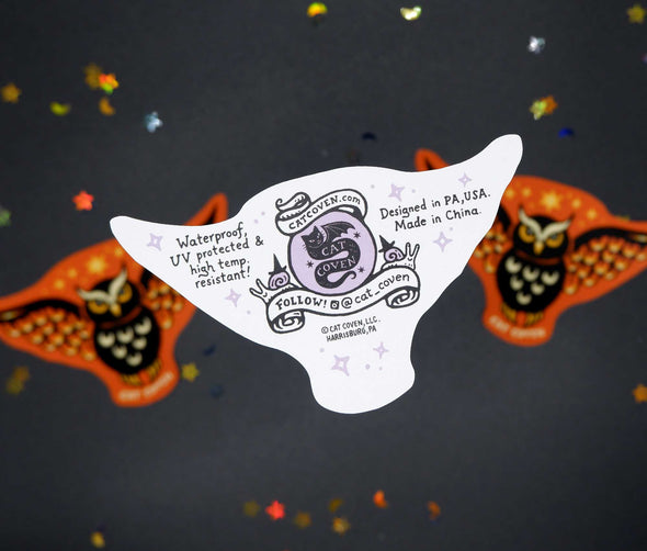 Owl Corner Sticker