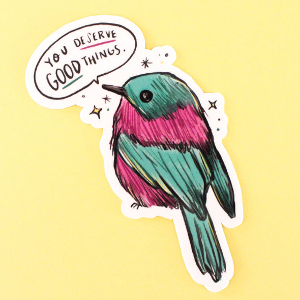 Bird of Affirmation Vinyl Sticker
