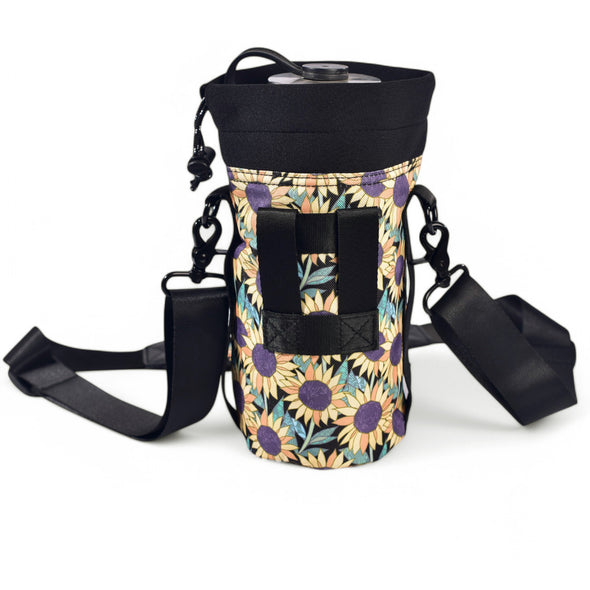 Sunflower Fields Water Bottle Carrier