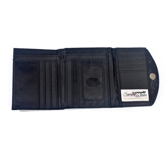 Crystal Cave Bats Trifold Wallet (Reflective Holographic!)