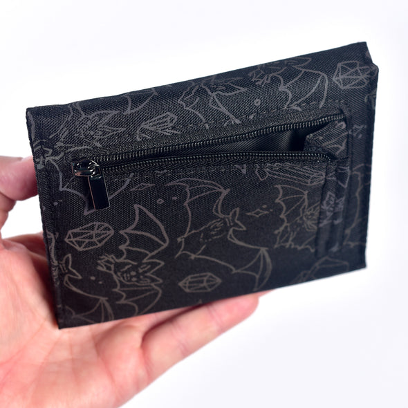 Crystal Cave Bats Trifold Wallet (Reflective Holographic!)