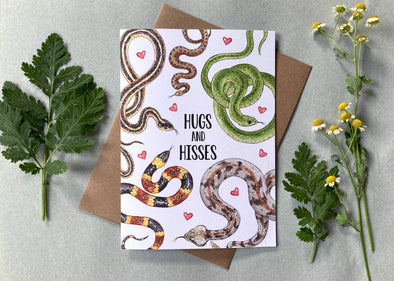 Hugs and Hisses Card