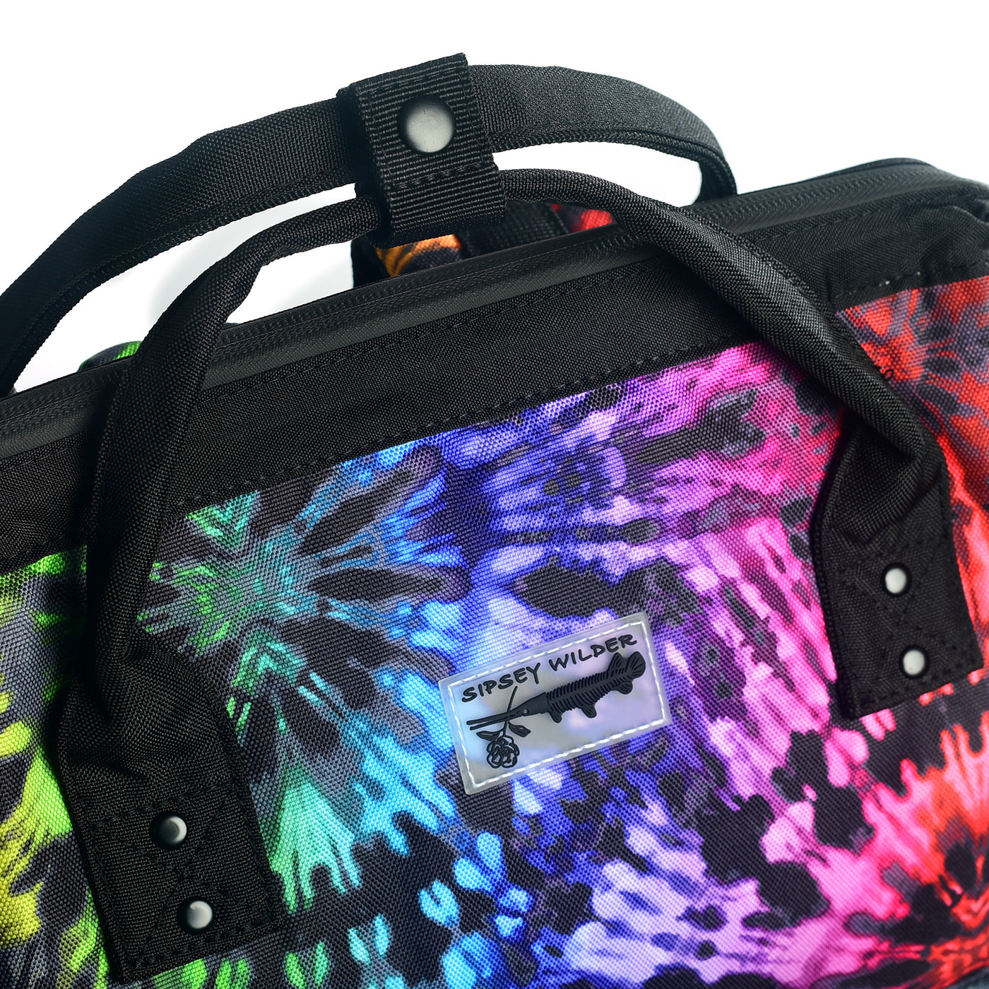betsey johnson laptop backpack Rainbow Tie-Dye Laptop Backpack – Sipsey Wilder