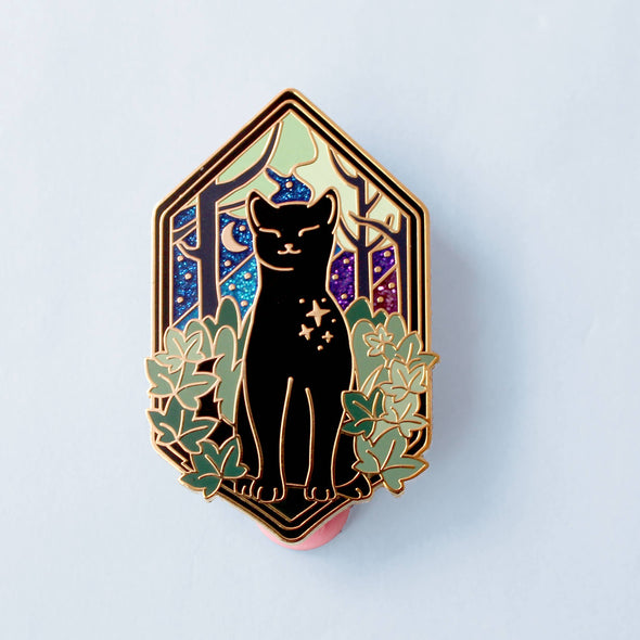 Forest Cat Enamel Pin