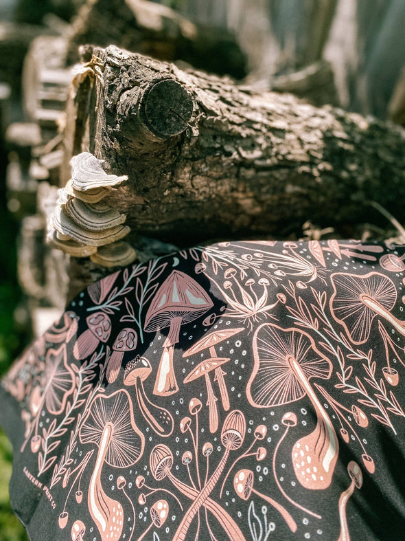 Midnight Mushroom Bandana