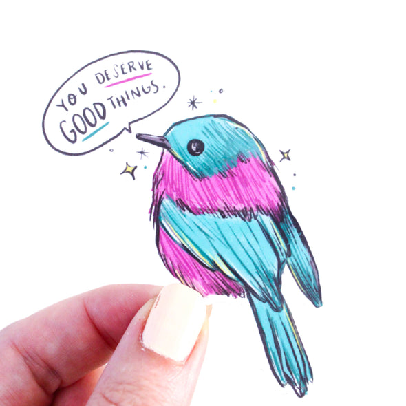 Bird of Affirmation Vinyl Sticker