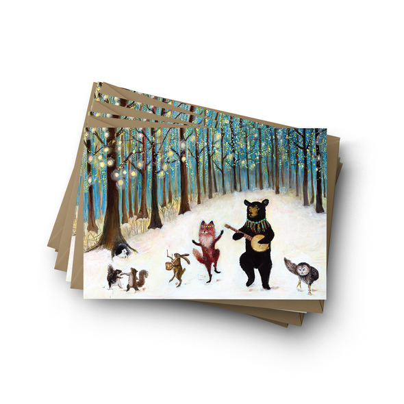 "Forest Festivities" Boxed Cards Set of 6