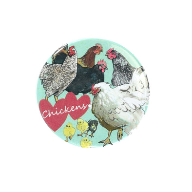 Chickens Love Pinback Button