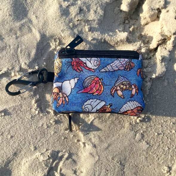Hermit Crabs Clip Wallet