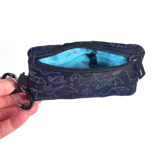 Crystal Cave Bats Clip Wallet (Reflective Holographic!)
