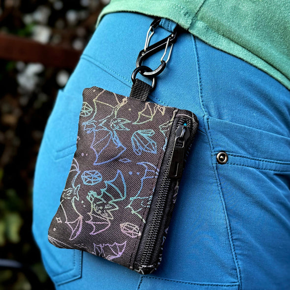 Crystal Cave Bats Clip Wallet (Reflective Holographic!)