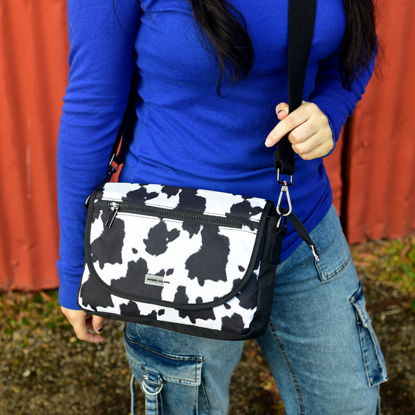 Cow Print Stride Crossbody