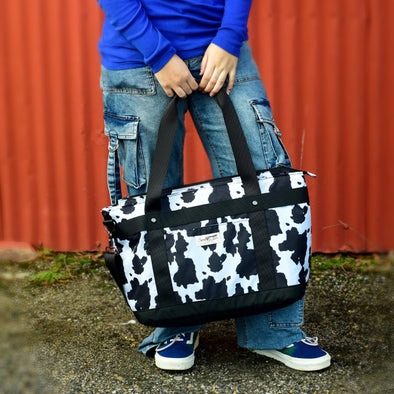 Cow Print Large Venture Tote