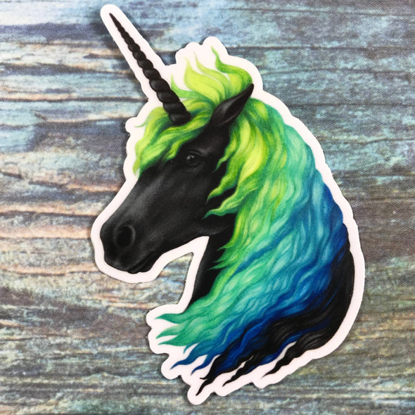 Black Unicorn sticker