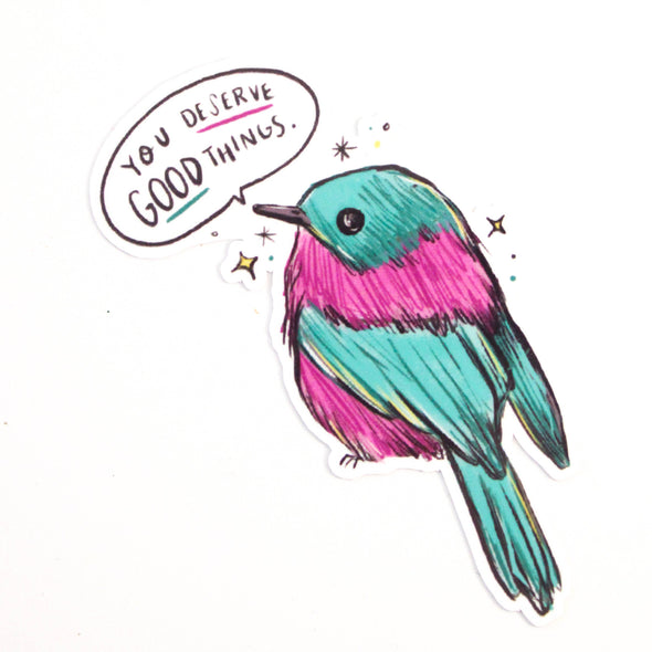 Bird of Affirmation Vinyl Sticker