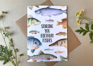 Sending You Birthday Fishes Card