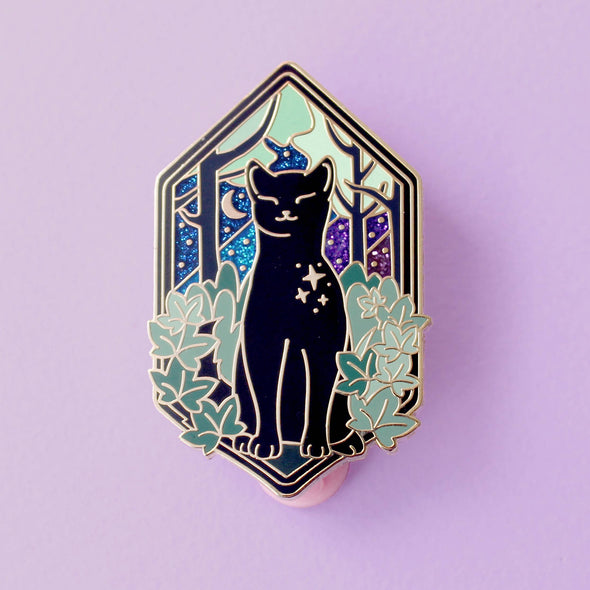 Forest Cat Enamel Pin