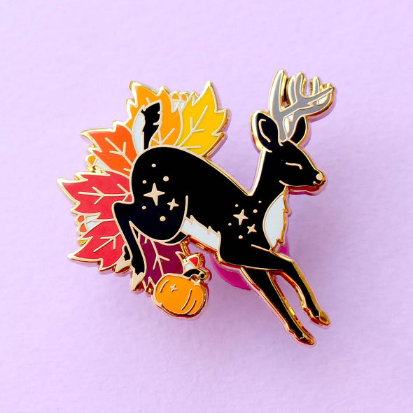 Autumn Deer Enamel Pin