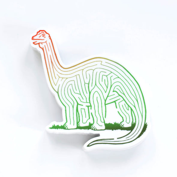 Dinosaur Maze Sticker