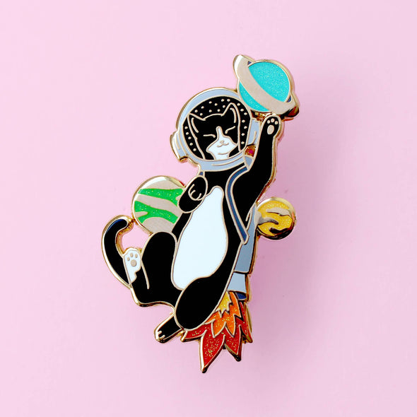 Astronaut Cat Enamel Pin