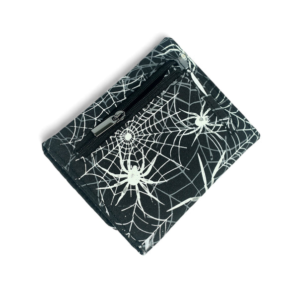 Spooky Spiders Trifold Wallet (Glow-in-the-dark!)