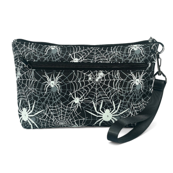 Spooky Spiders Organizer/Wristlet (Glow-in-the-dark!)