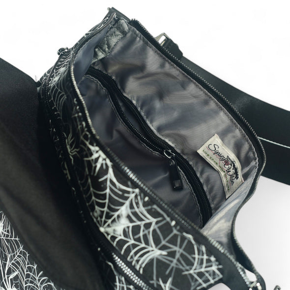 Spooky Spiders Sidetrack Crossbody (Glow-in-the-dark!)