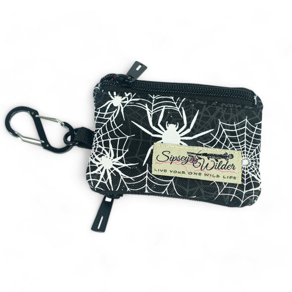 Spooky Spiders Clip Wallet (Glow-in-the-dark!)