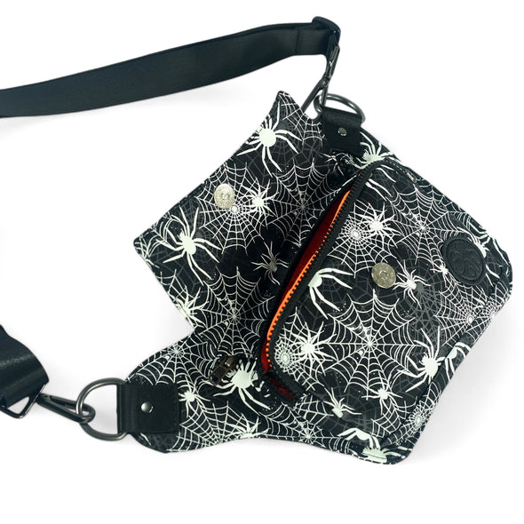 Spooky Spiders Hip Bag (Glow-in-the-dark!)