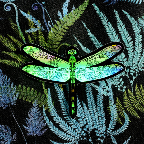 Holographic Dragonfly Sticker
