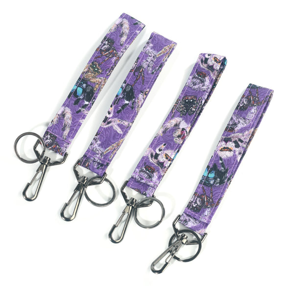 Jumping Spiders Wristlet/Key Fob