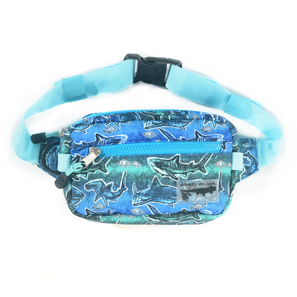 Swim with the Fishes (Sharks) Kids Fanny Pack