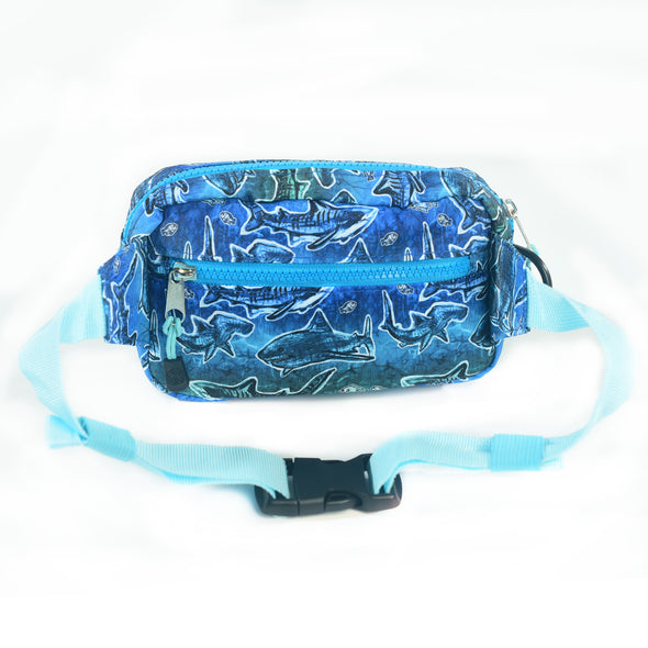 Swim with the Fishes (Sharks) Kids Fanny Pack