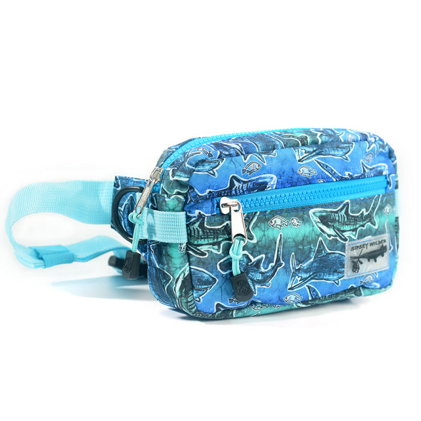 Swim with the Fishes (Sharks) Kids Fanny Pack