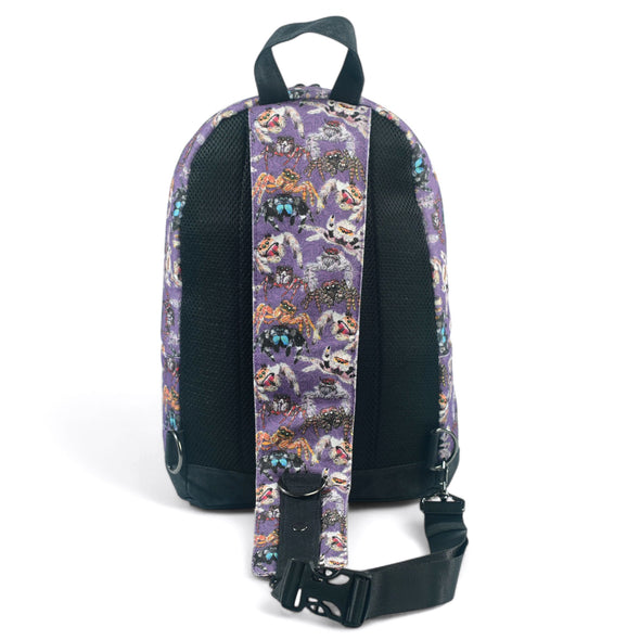 Jumping Spiders Sling Backpack